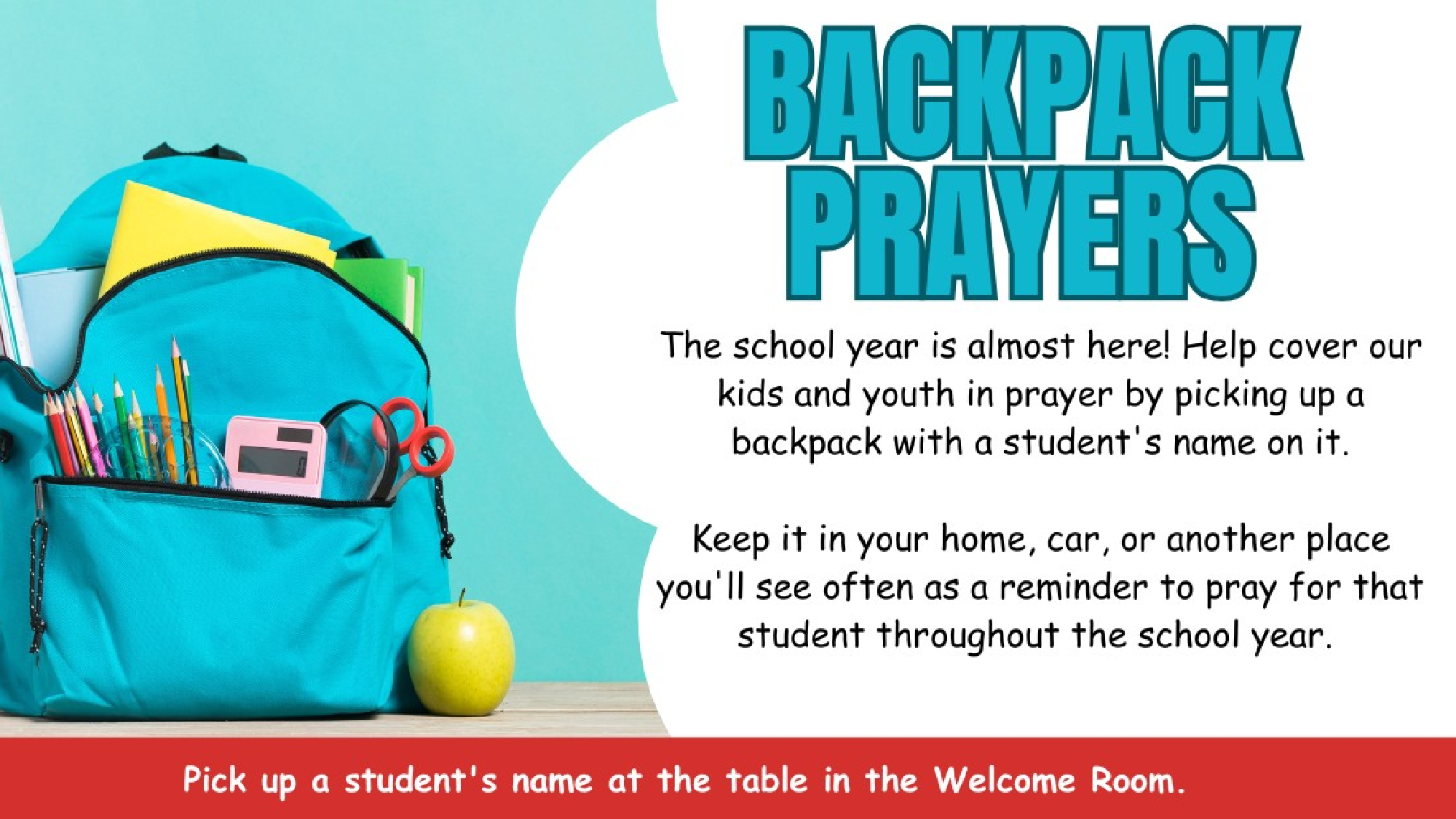 Backpack Prayers