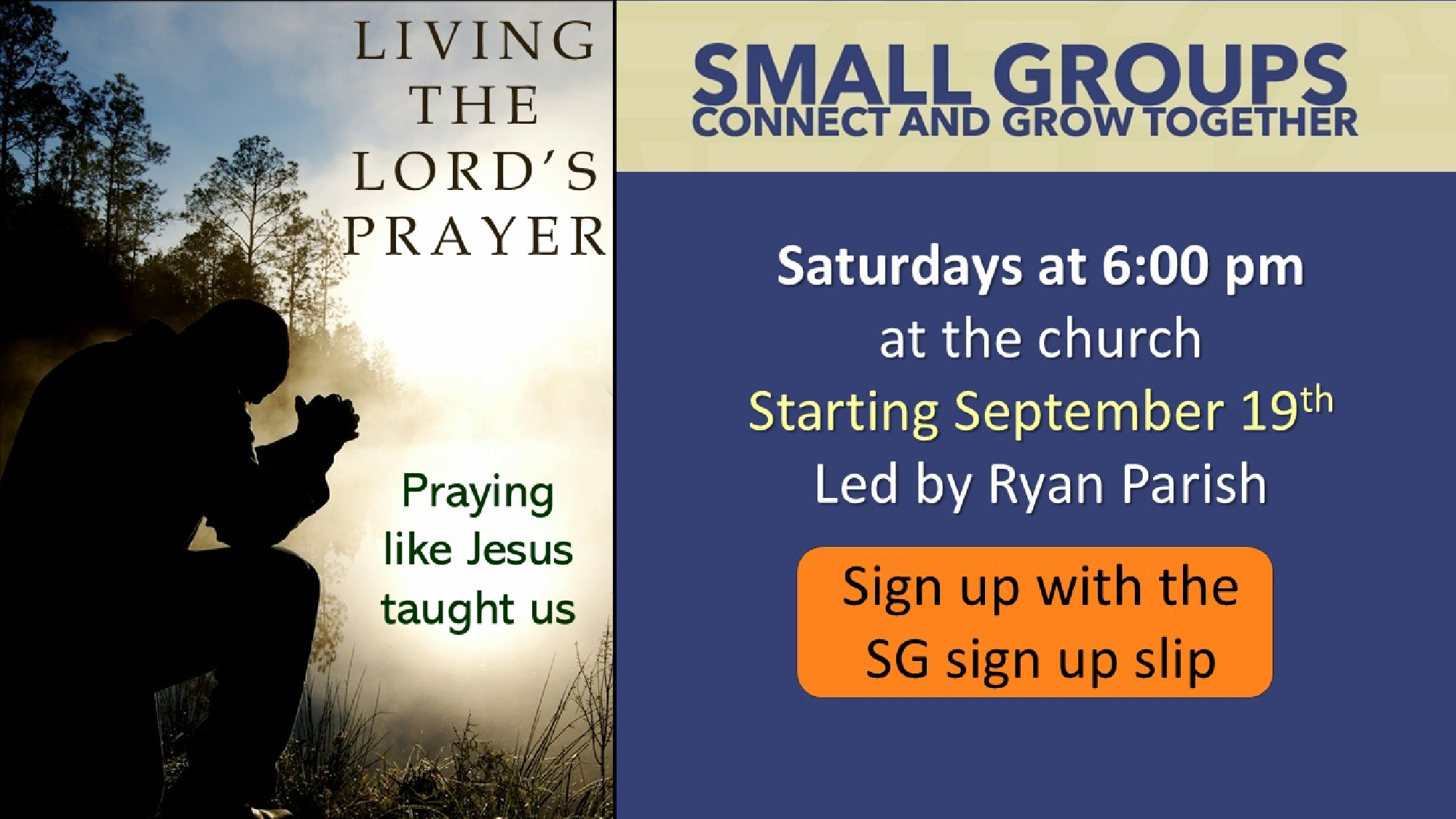 Living the Lord's Prayer