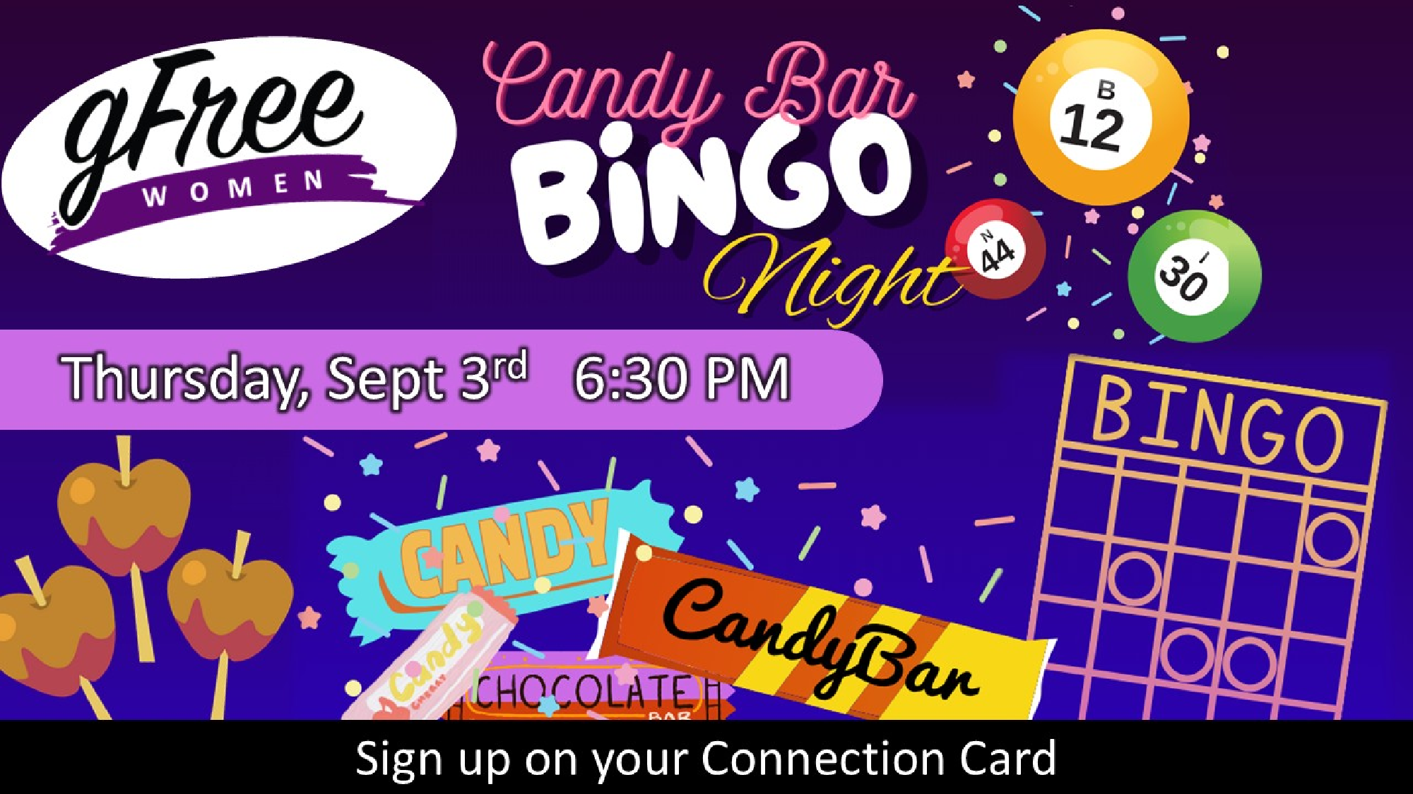 Candy Bar Bingo Night