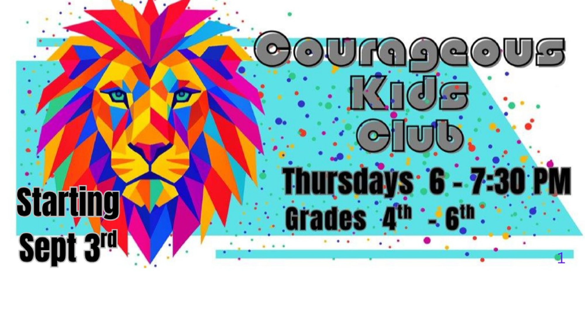 Courageous Kids Club