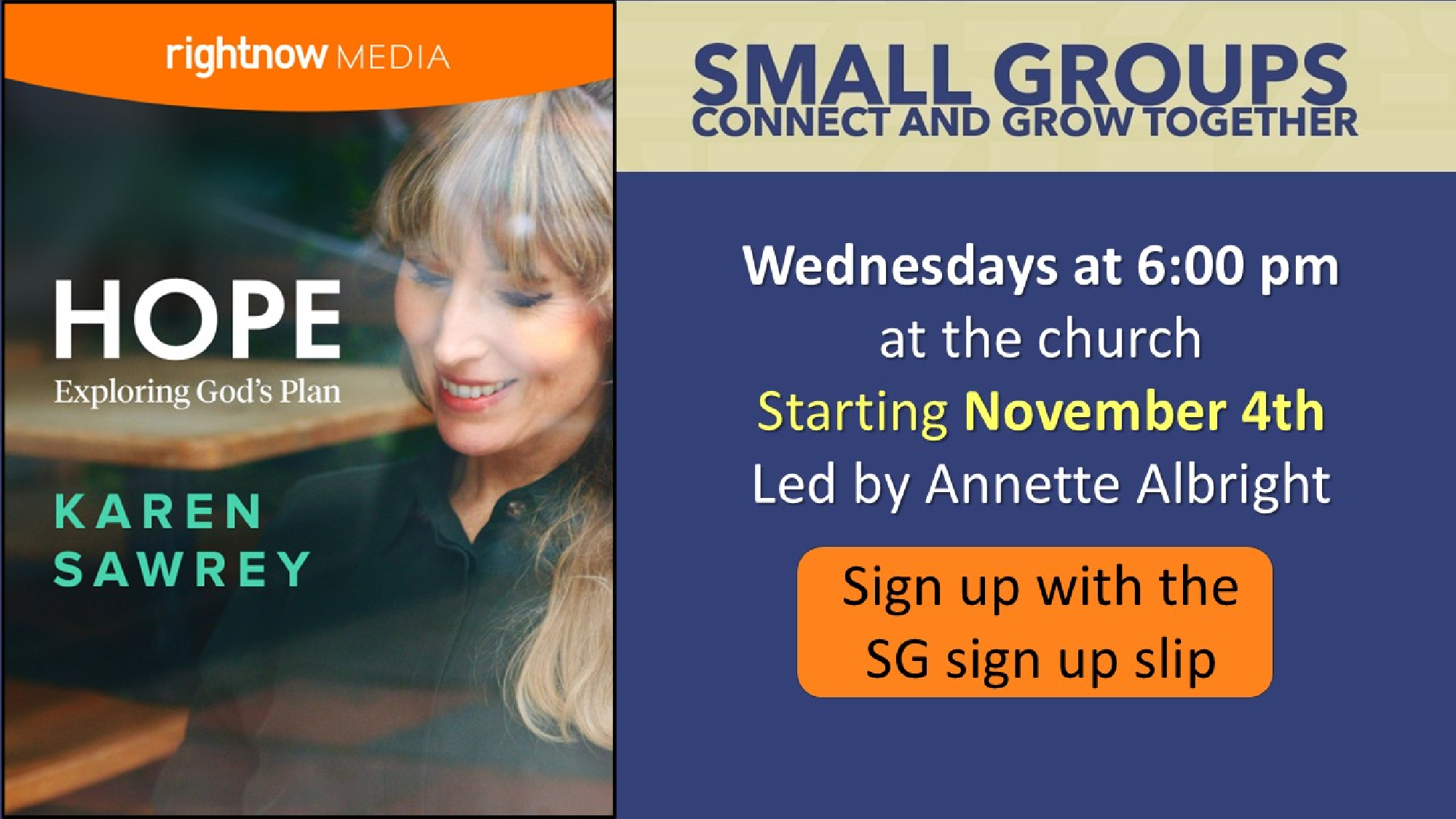Hope: Exploring God’s Plan Small Group